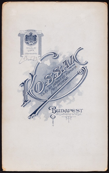 Kossuth Lajos út 12., Kossak József fényképész.