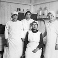 barakk kórház, ápolónők az első világháború alatt.