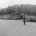 Schönbrunn, a háttérben balra fent a Gloriette