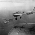 Taranto-i öböl, San Pietro-sziget. Az Olasz Légierő Caproni Ca-310 Libeccio típusú könnyűbombázó repülőgépe.