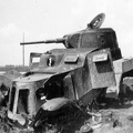A szovjet hadsereg kilőtt Ba-10 típusú nehéz páncélautója.