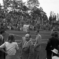 tenisz díszpálya, Magyarország-Németország (3:3) teniszmérkőzés a Róma Kupáért.