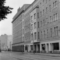 Kelet-Berlin, Chausseestrasse az Invalidenstrasse felé nézve.