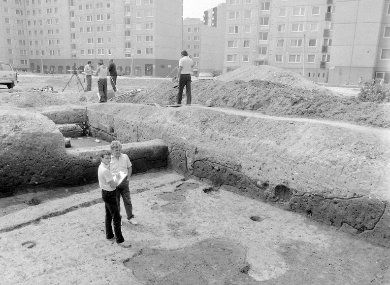 Jereván lakótelep, régészeti feltárás.