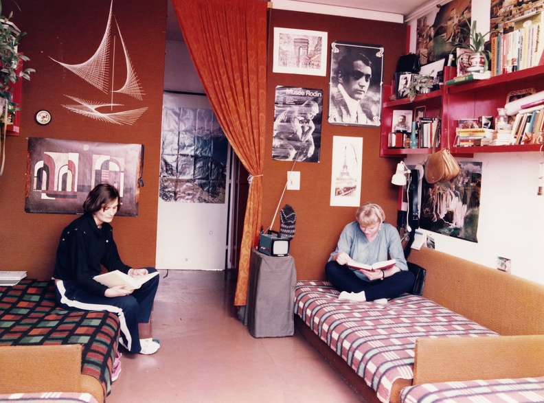 Tömő utca 35. SOTE (ma Semmelweis Egyetem) Balassa János kollégium szobája.