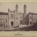 "Dohány utcai zsinagóga. A felvétel 1890 után készült." A kép forrását kérjük így adja meg: Fortepan / Budapest Főváros Levéltára. Levéltári jelzet: HU.BFL.XV.19.d.1.07.137