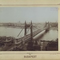 Erzsébet híd a Gellérthegyről nézve. A felvétel 1913-ban készült. A kép forrását kérjük így adja meg: Fortepan / Budapest Főváros Levéltára. Levéltári jelzet: HU.BFL.XV.19.d.1.07.110