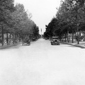 Andrássy út, szemben a Hősök tere. Forrás: National Archives, Washington, USA, RG151 FC.