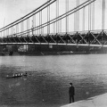 Belgrád (Ferenc József) rakpart, az Erzsébet híd felé nézve.