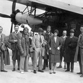 az első utasszállítógép a repülőtéren, a MALÉRT Weiss Manfréd gyártmányú Fokker F.VIIIB típusú repülőgépe.