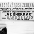 a Székesfővárosi Zenekar hangversenyét hírdető plakát.
