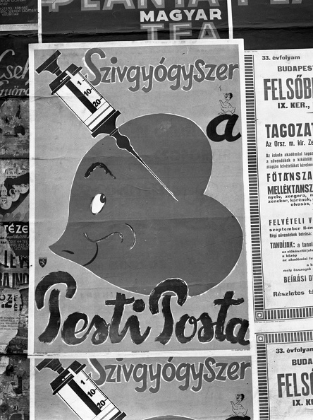 a Pesti Posta című képes élclap plakátja.
