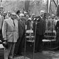 megnyitó 1948. június 11-én, a kép bal oldalán Mihályfi Ernő, az első sorban Szakasits Árpád, Rákosi Mátyás, Dinnyés Lajos, Dobi István és Vas Zoltán.