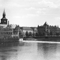kilátás a Károly hídról a Bedřich Smetana múzeum felé.