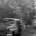 Opel Rekord 1958 típusú személygépkocsi.