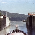 Duna, az erőmű zsilipjének bal kamrája.