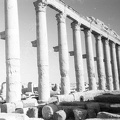 az ókori Palmüra romjai.