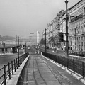 Belgrád rakpart a Szabadság híd és az Erzsébet híd között.