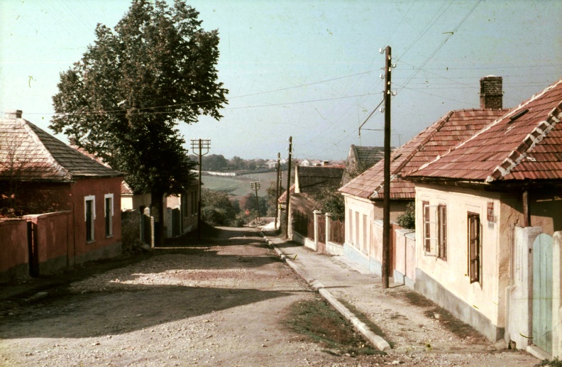 Malom utca a Galamb (Táborállás) utcától nézve.