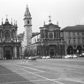 Piazza San Carlo, a Via Roma torkolatánál a Santa Cristina és a San Carlo templom.
