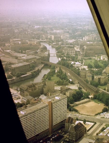 Kelet-Berlin, a Múzeumsziget, a Bode múzeum kupolájával.